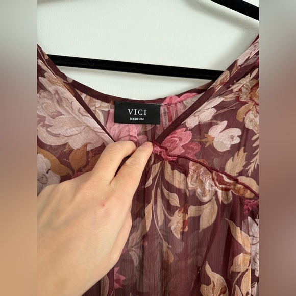 NWOT Vici Whisperfolk A Line Maxi Dress - Picture 5 of 9